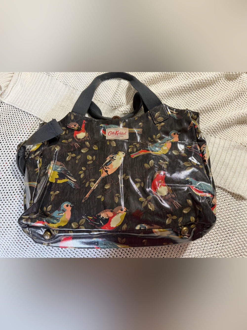 Cath Kidston "Garden Birds" Oilcloth Tote Bag